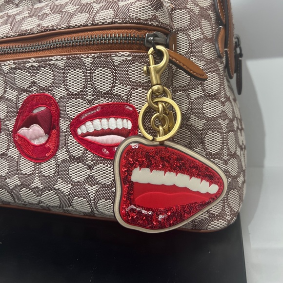 COACH X WESSELMANN LIPS CHARM,nwt - Picture 2 of 4